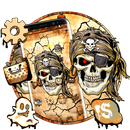 Brown Hell Devil Skull Launcher Theme 👻 APK