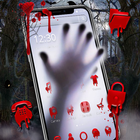 Horror blood Hand launcher Theme ícone