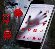 Horror blood Hand launcher Theme syot layar 2