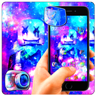 DJ Neon Galaxy Marshmallow Launcher Theme 🎧 icône