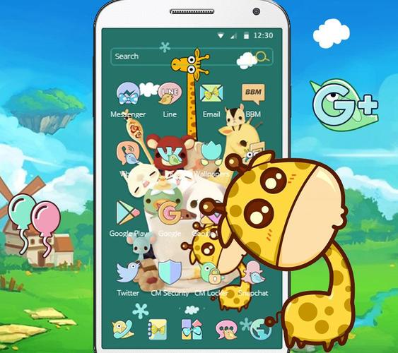 無料で グリーン漫画キリンかわいいアイコンテーマ アプリの最新版 Apk1 1 3をダウンロードー Android用 グリーン漫画キリンかわいいアイコンテーマ Apk の最新バージョンをダウンロード Apkfab Com Jp