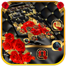 エレガントなゴールドレッドローズのテーマ🌹 APK