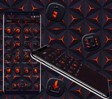 Dark Red Black HD Background Launcher Theme ❤️ screenshot 3