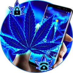 download Blue Flame Weed Theme APK