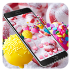Pink candy cute sweet theme أيقونة