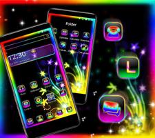 Sparkling Border Light Theme पोस्टर