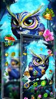 Colorful Artistry Forest Owl Theme syot layar 2