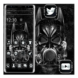 Dark Black Hero Bat Theme🤖 icon