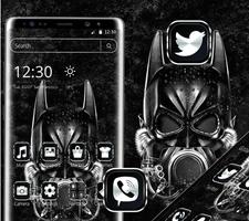 Dark Black Hero Bat Theme🤖 screenshot 2
