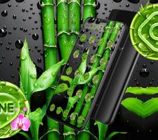 Bamboo Water Drops Launcher Theme 🎋 screenshot 1