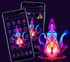 Neon Magic Lamp Theme⚜️ screenshot 1