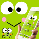 Big Eyes Cute Frog Theme icône