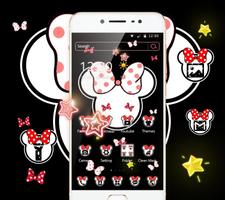 Neon hồng minnie chủ đề biểu tượng bướm hình nền ảnh chụp màn hình 3