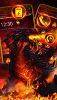 Dark Hell Fire Dragon Theme syot layar 2