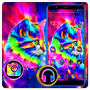 lindo gato tema abstracto APK