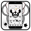 ”Black and White Cute Eminey Wallpaper Theme