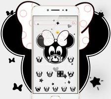 Poster Black and White Cute Eminey Wallpaper Theme