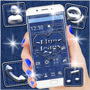 Blue Jeans Fabric Theme APK