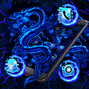 Blue Fire Ice Dragon Launcher Theme 🐉 APK