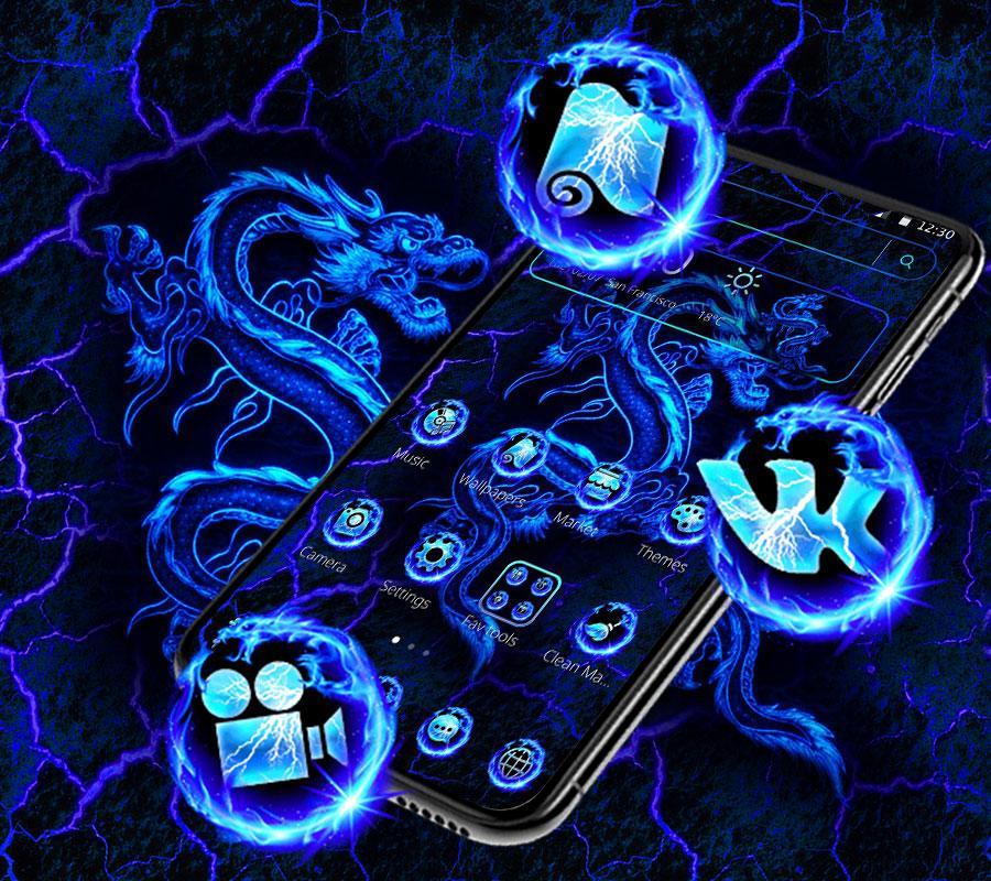 picture Cool Fire And Ice Dragon Wallpaper blue fire ice dragon launcher theme for