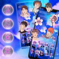 Glitter BTS Launcher-poster