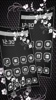 Black Flowers Launcher screenshot 1