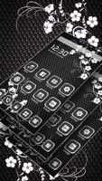 Black Flowers Launcher screenshot 2