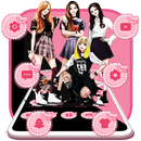 Black glitter Pink love launcher wallpaper theme APK