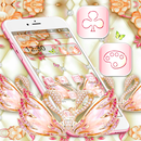Gold Pink Shiny Luxury Swan Theme 🦢 APK