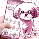 Cute Cartoon Dog Theme APK