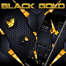 Black Golden Luxury Dark Brown Theme ⭐ APK