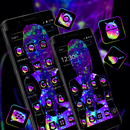 Neon Girl Launcher Theme 👧 APK