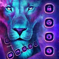 برنامه‌نما Glitter Lion King Animal Launcher عکس از صفحه