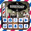 Bearded Barber in the Barbershop Theme