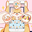 Cute Shiba Inu dog theme