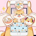 Cute Shiba Inu dog theme 아이콘