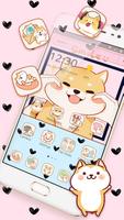 Cute Shiba Inu dog theme 스크린샷 2