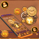 Brown Metal Retro Watch Theme⏲️️ APK
