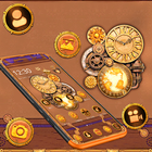 Brown Metal Retro Watch Theme⏲️️ icon