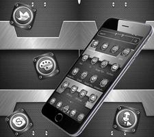 Black Metal Silver Luxury Theme 👌 capture d'écran 2