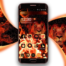 Lion Fire Theme \ Samsung, Huawei, Nokia, Moto, LG APK