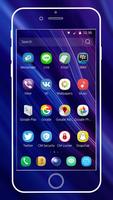 Blue Theme For Huawei P30 اسکرین شاٹ 1