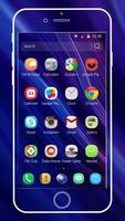 برنامه‌نما Blue Theme For Huawei P30 عکس از صفحه