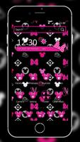 Pink love graffiti mouse theme 截圖 2