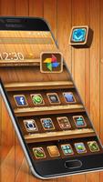 Poster Wood launcher theme