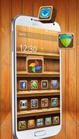 Wood launcher theme screenshot 1