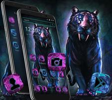 Neon Devil Tiger Theme 🐅 syot layar 2