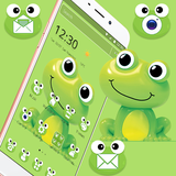 Cute Lovely Cartoon Frog Wallpaper Theme 🐸-icoon