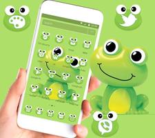 Cute Lovely Cartoon Frog Wallpaper Theme 🐸 captura de pantalla 2