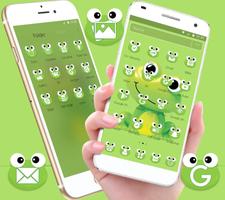 Cute Lovely Cartoon Frog Wallpaper Theme 🐸 ảnh chụp màn hình 3